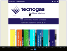 Tablet Screenshot of gruppotecnogas.it